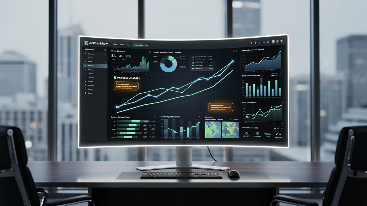 AI-powered financial dashboard with predictive analytics