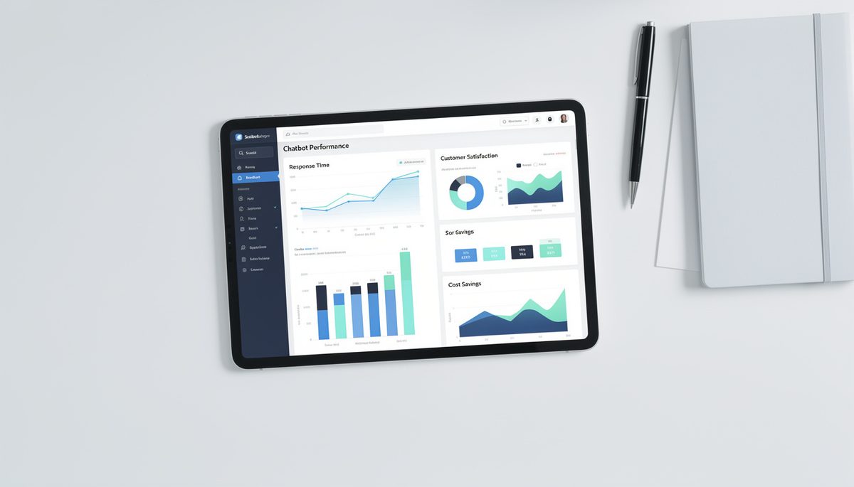 Chatbot performance metrics dashboard