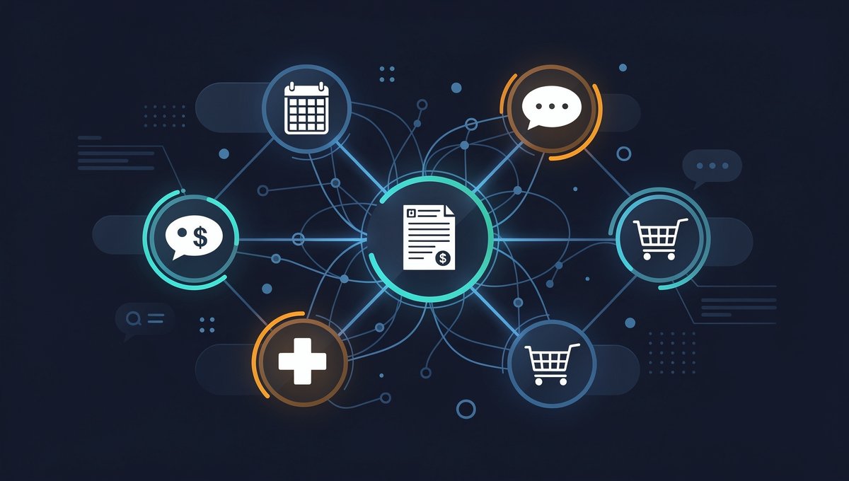 AI automation workflows connecting business systems